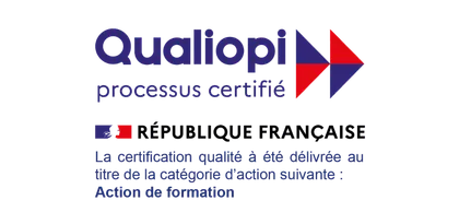 Qualiopi — la certification qualité a été délivrée au titre de la catégorie Action de formation
